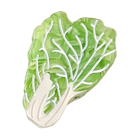 Fun Veggie Design Mini Hair Claw Clip Hairpins Acetate Hairpin Decorative Hair Barrettes Comfortable Wear for Women