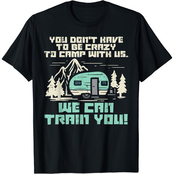 Fun Vintage Camper T-Shirt for Camping Enthusiasts - Perfect Gift for Outdoor Lovers