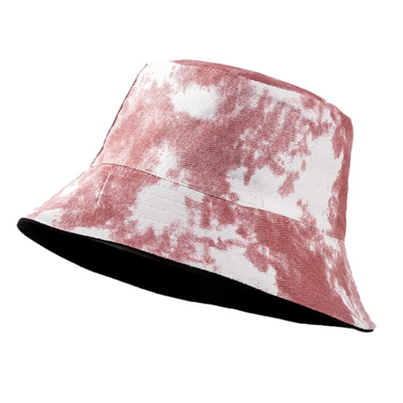 Unisex Tie-Dye Cotton Hat with Wide Brim: Perfect Accessory for Outdoor Adventures