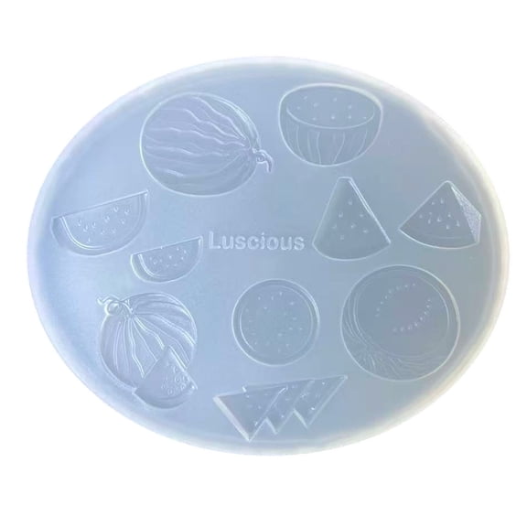 Fun Watermelon Design Silicone Pendant Mold Perfect For Creating Unique Phone Case Charms And Handmade Crafts