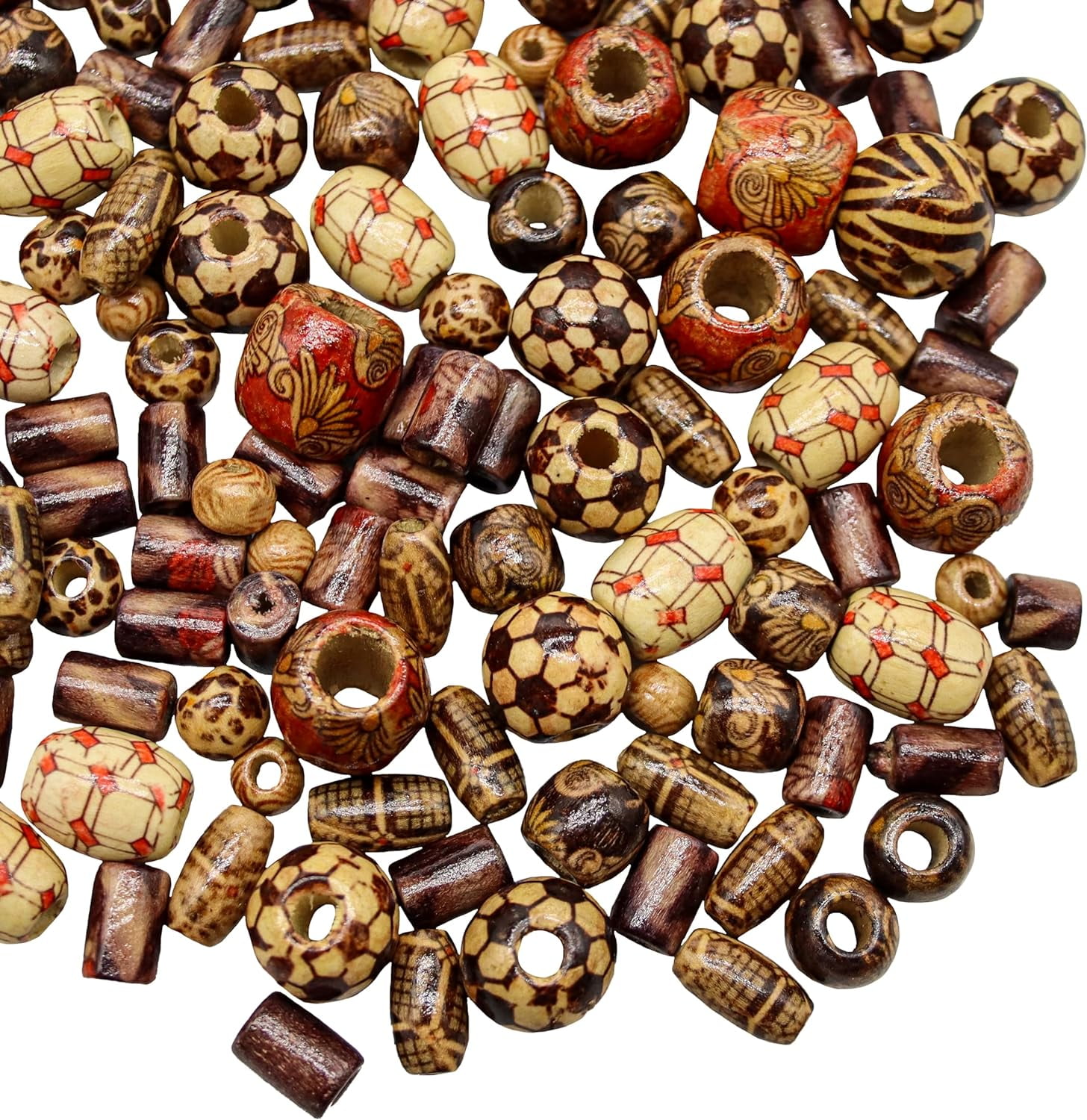 500 Wood Beads for DIY Jewelry Making Bracelets, Liberia Ubuy