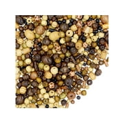Fun Weevz Over 700 PCS Wooden Beads for Jewelry Making Adults, Assorted African Beads, Brown and Natural Craft Wood Beads for Bracelets and Necklace Jewelry