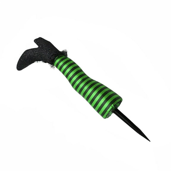 Fun Witch Leg Yard Stake For Halloween Decoration,Gre,13.38*5.9,Halloween