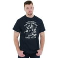 thumbnail image 1 of Fun With Three Holes Funny Bowling Men's Big & Tall Crewneck Graphic Tee Brisco Brands 2X, 1 of 3