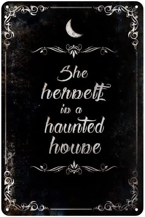 Fun Wooden 300 Piece Jigsaw Puzzle She Herself Is A Haunted House