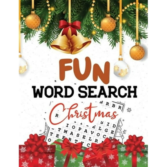 Fun Word Search Christmas: Cleverly Funny Hidden Word Searches for Adults, Teens, Scrooge Puzzle Book, Your Brain Exercise Activity Book