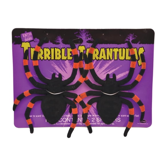 Fun World 4.5" Terrible Tarantulas, Set of 2
