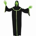 thumbnail image 1 of Fun World 72 inch Light-Up Alien Spawn Figure Halloween Decoration - Black, 1 of 2