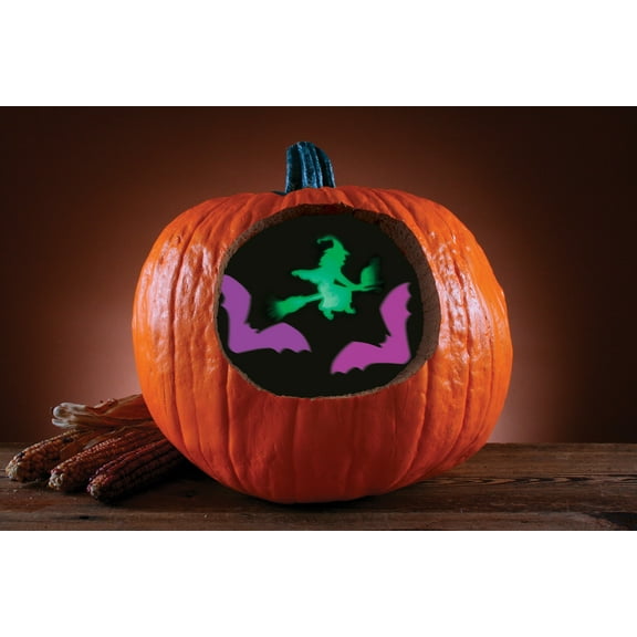 Witch Pumpkin Light Projector Decoration