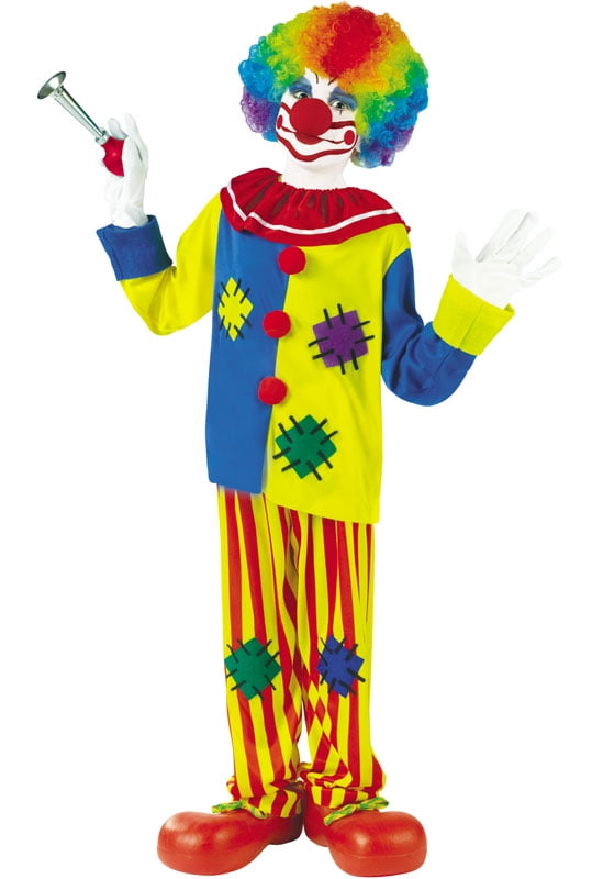 Fun World Big Top Clown Men's Halloween Fancy-Dress Costume Child Men S