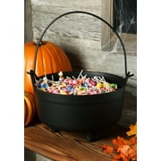 Fun World Large Halloween Witch Cauldron 14" W Plastic Decoration Prop, Black