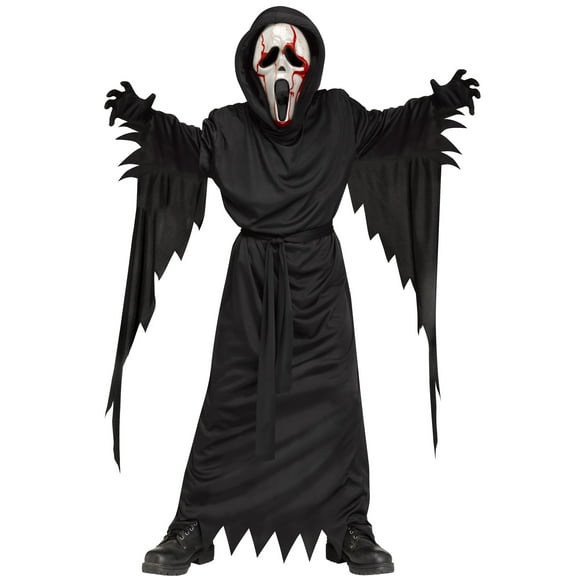 Bleeding Ghost Face Halloween Costume for Children, Boys Size Large 10/12, by Fun World