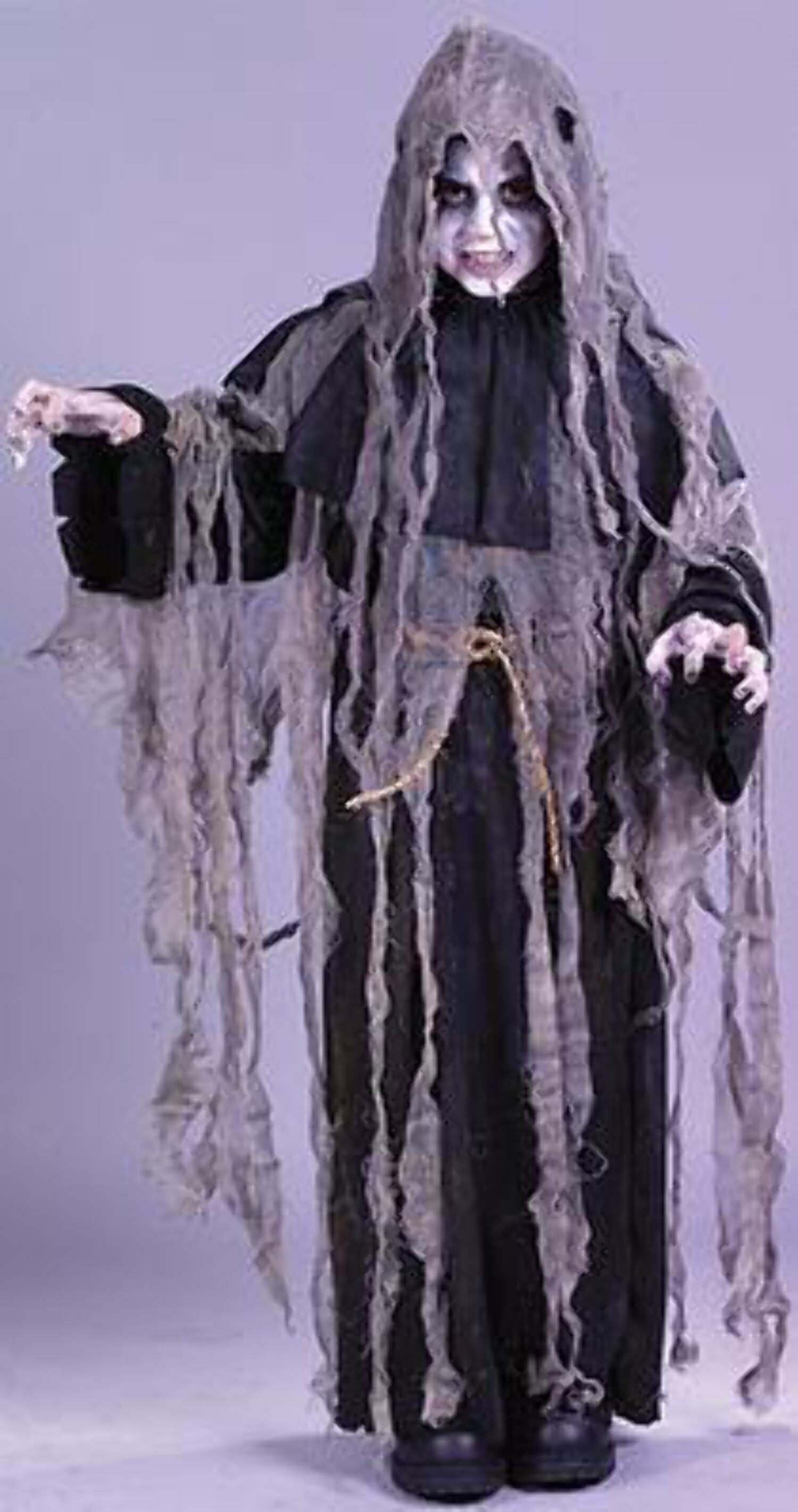 Fun World Boys Realistic Skeleton Costume - Includes Jumpsuit, Gloves, Mask & Shoe Covers (Skelebones)