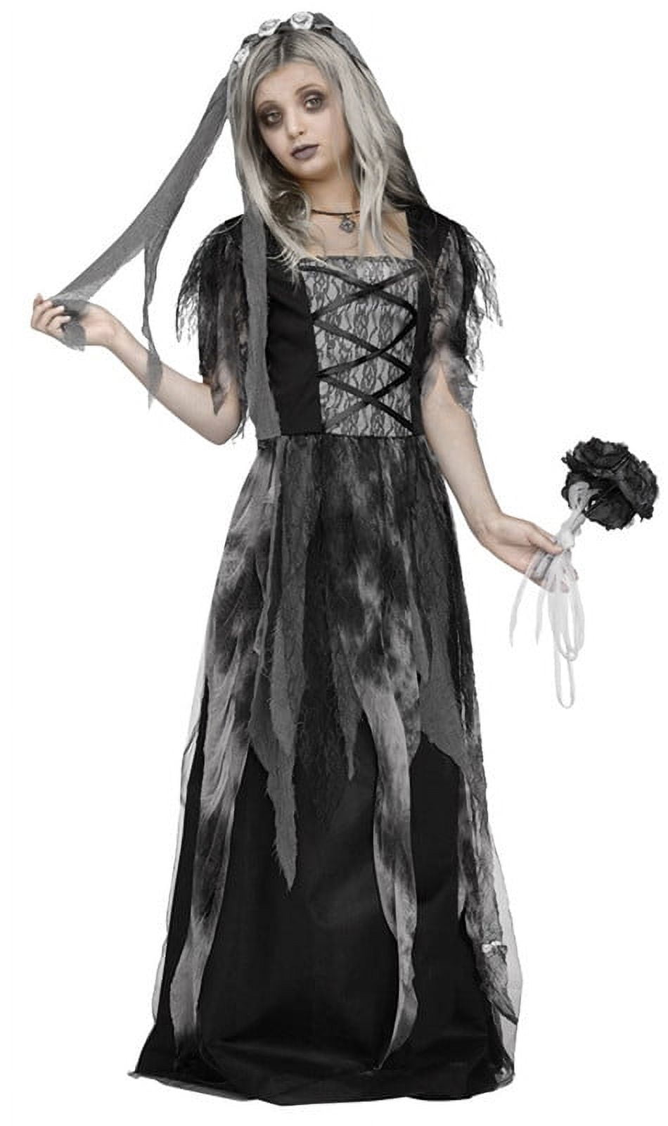 Fun World Bride Halloween Fancy Dress Costume for Child Big Girls L Walmart Business Supplies
