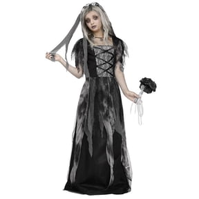 Fun World Bride Halloween Fancy-Dress Costume for Child, Big Girls L