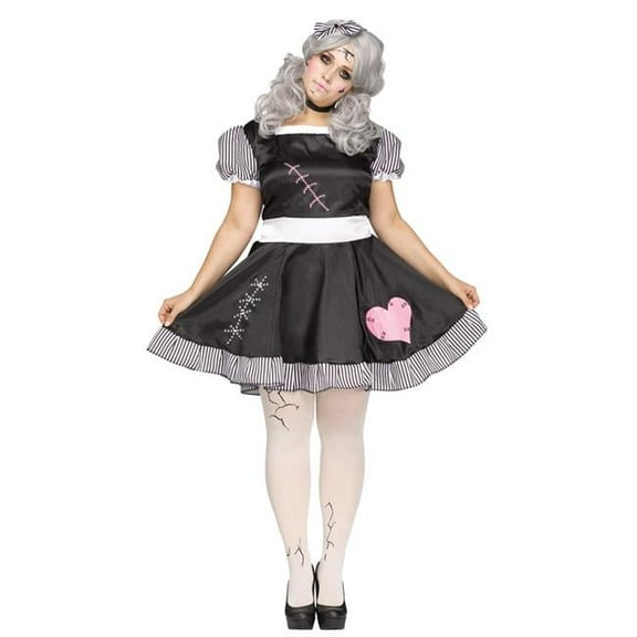 Fun World - Broken Doll Ad X-Large Costume - Adult 2X (22 - 24W)