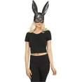 thumbnail image 1 of Fun World Bunny Mask Black Matte, 1 of 2