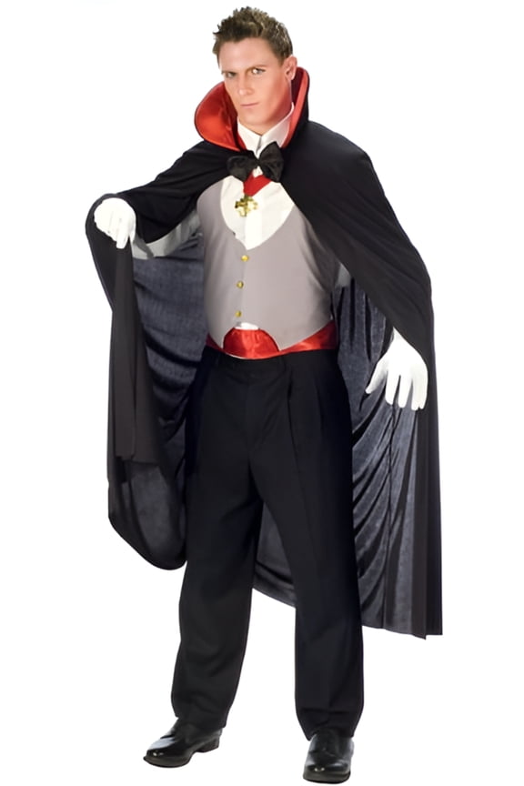 Complete Vampire Men's Halloween Fancy-Dress Costume for Adult, Standard