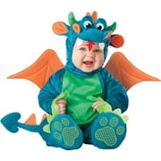 Fun World Dinky Dragon Fancy-Dress Costume for Infants with Zippered Jumpsuit, 6-12 Months