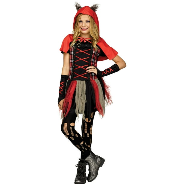 Fun World Edgy Red Hood Child Halloween Costume - Walmart.com
