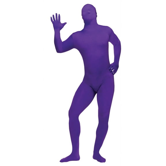 Fun World FW131265PR Adult's Plus Size Purple Skin Suit Costume