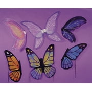 Fun World FW8100FBU Blue & Black Fairy Wings