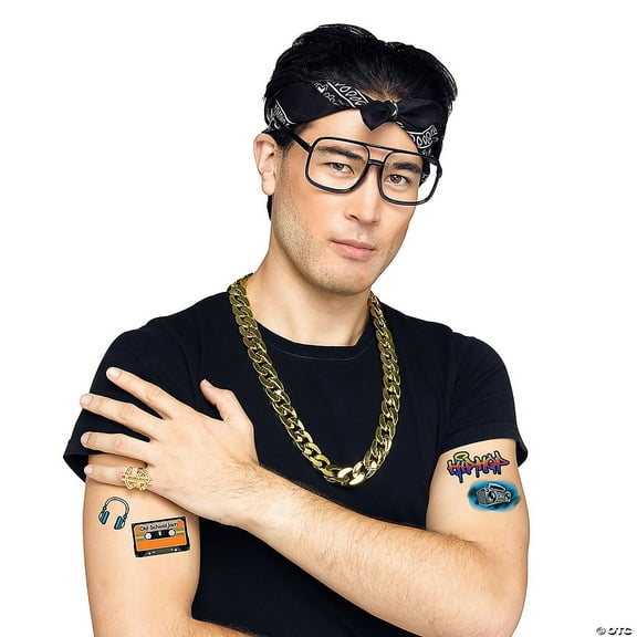 Fun World FW90113ER Instant Kit 80s Rapper Costume