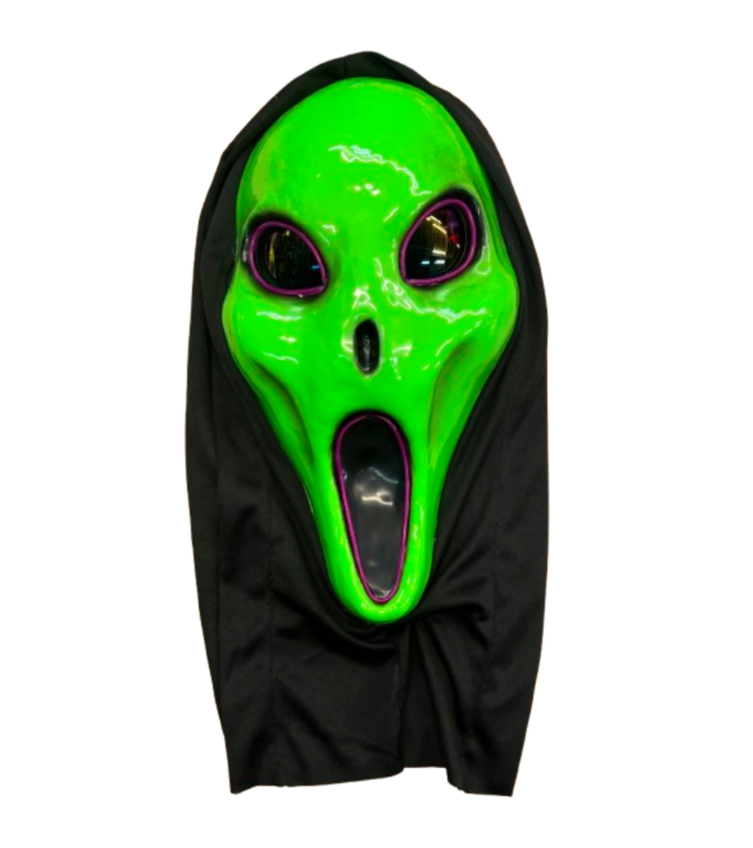 Fun World FW93577TG Adults Overhead Green Light-Up Alien Spawn