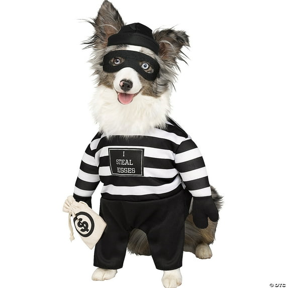 Fun World FW98054XL Robber Pup Pet Costume - Extra Large