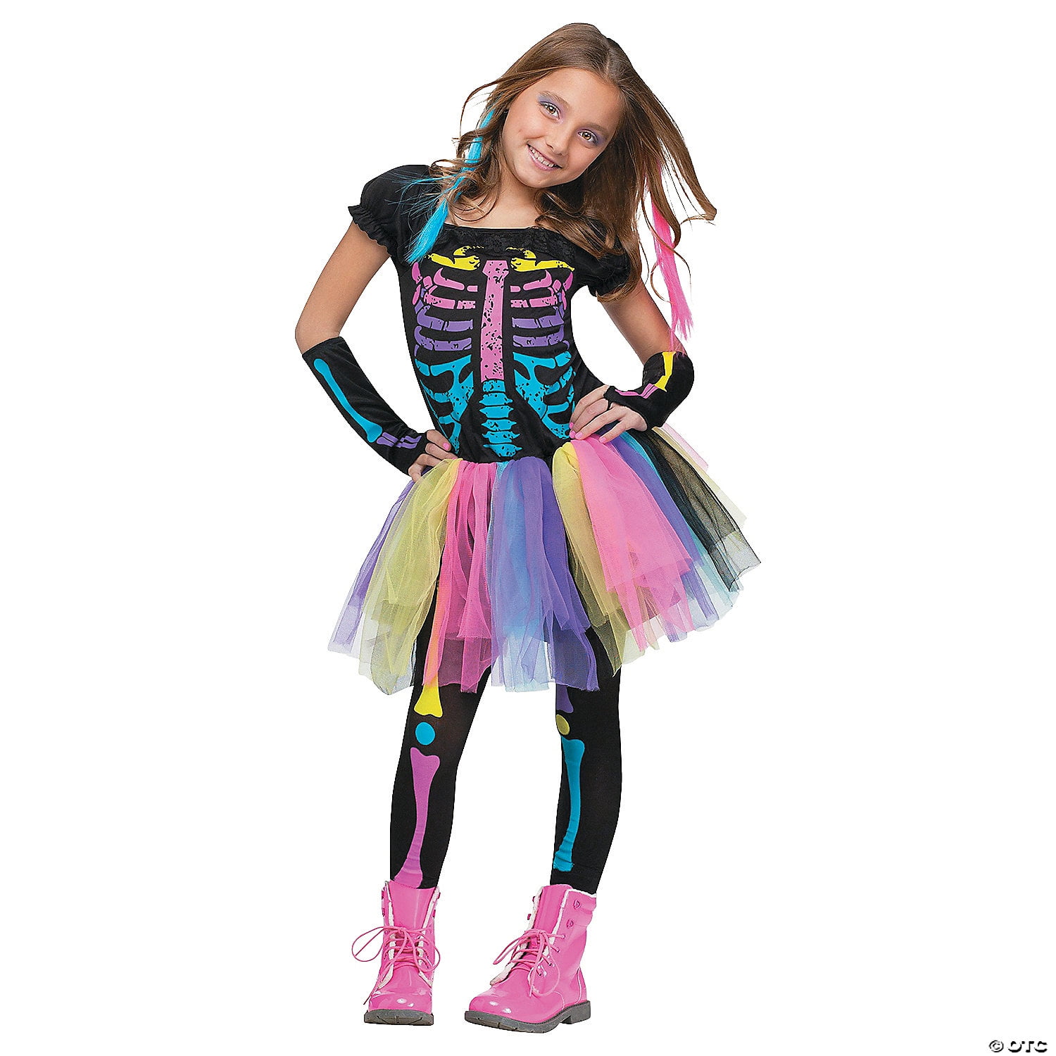 Girls Skeleton Girl Toddler Childrens Costume Female Halloween Girls Skeleton Girl Toddler Childrens Costume Female Halloween