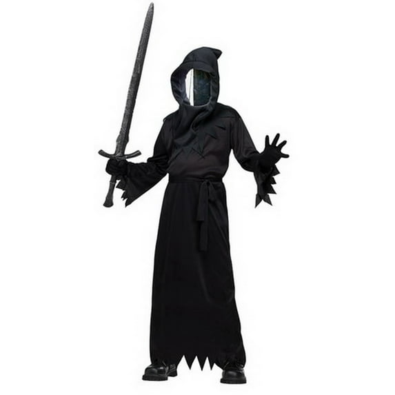 Fun World Ghost Haunted Mirror Ghoul Boy's Halloween Fancy-Dress Costume for Child, S (4-6)