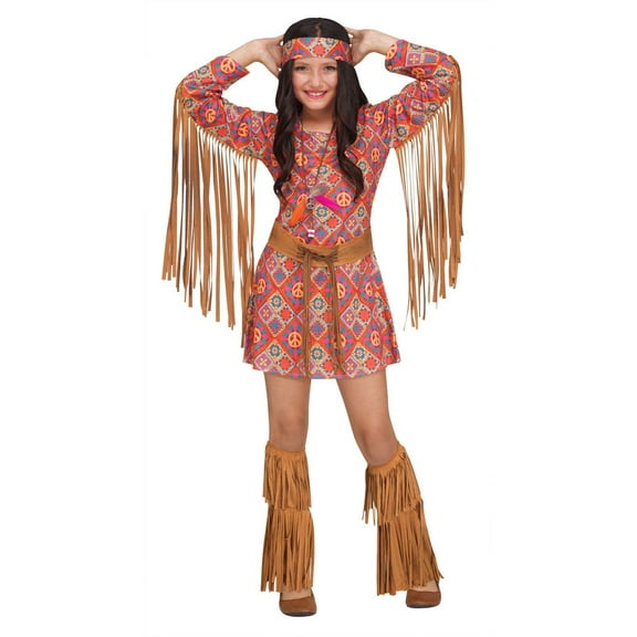 Fun World Girls Free Spirit Costume