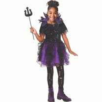 Fun World Girls' Octo Princess Dress Costume - Size 8-10 - Black