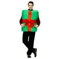 thumbnail image 1 of Fun World Green and Red Gift Box with Bow Adult Christmas Costume - One Size, 1 of 2