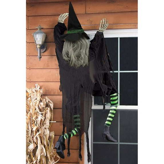 Fun World Climbing Witch Halloween Decoration - 5 ft