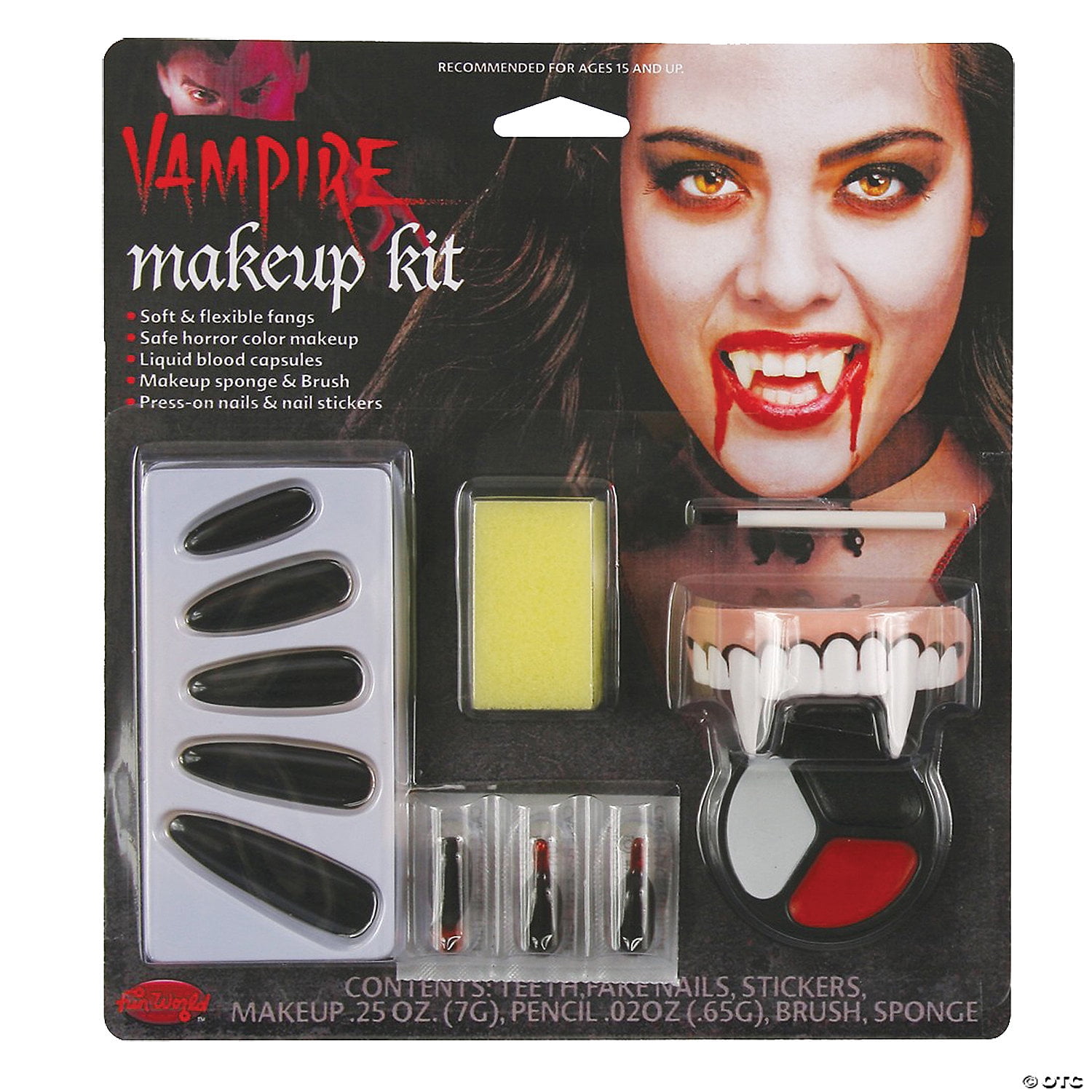 Aqua Makeup Red 15 With Sponge + Brush Make Up Unisex Aqua Makeup Red 15 With Sponge + Brush Make Up Unisex