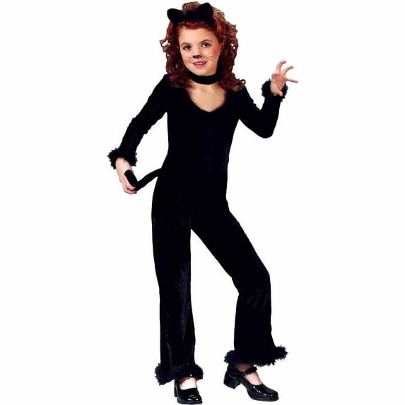 Fun World Hello Playful Kitty Girl's Halloween Fancy-Dress Costume for Child, L