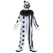 Fun World Killer Clown Fancy-Dress Costume for Boys with Latex Mask, Kids 4-6