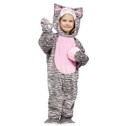 Fun World Little Stripe Kitten Girl's Halloween Fancy-Dress Costume for Toddler, 3T-4T