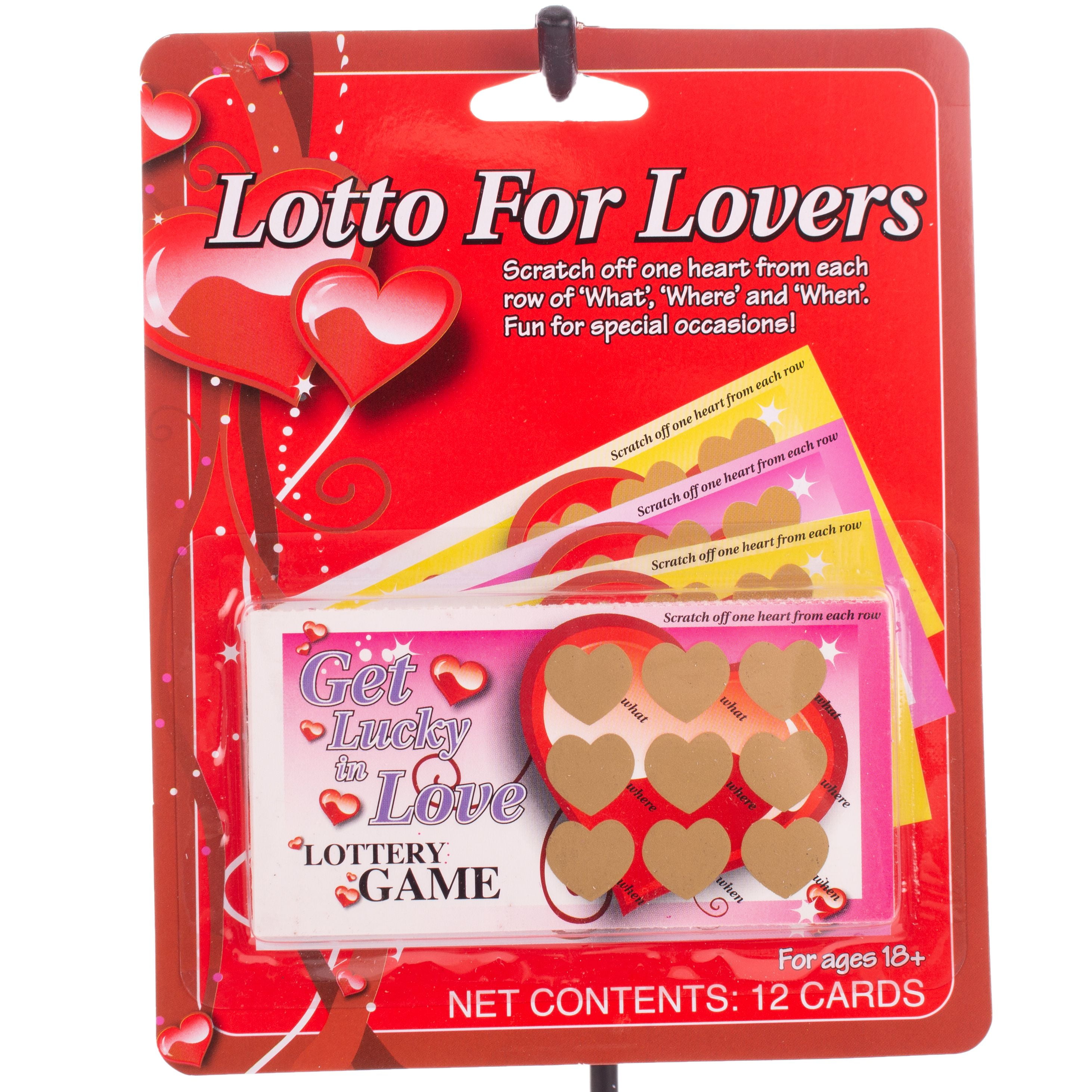 Valentines Scratcher Lottery Ticket Holder I Love You a Lotto