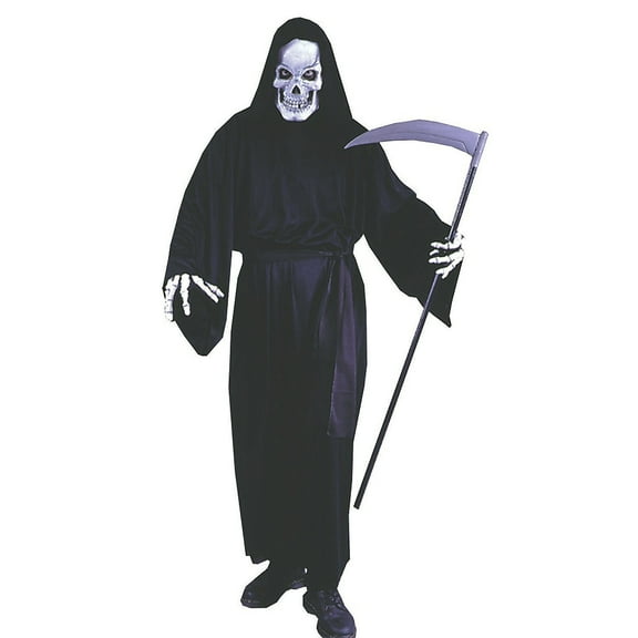 Fun World Men's Grave Reaper Costume Black - One Size