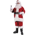 thumbnail image 1 of Fun World Men's Plush Red Santa Suit Costume - Size Large, 1 of 2