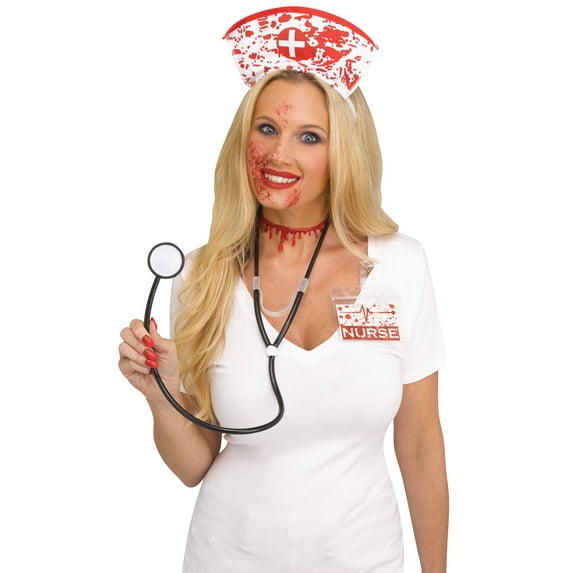 Fun World Nurse Instant Kit Halloween Costume Accessories, (4 Pieces)