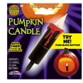 thumbnail image 1 of Fun World Pumpkin Pro Flickering Candle Auto Timer Halloween Decoration, 1 of 3