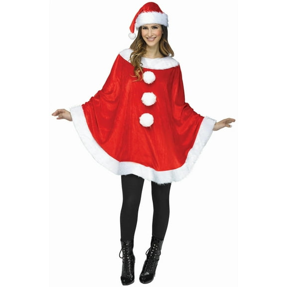 Fun World Santa Poncho Adult pONCHO