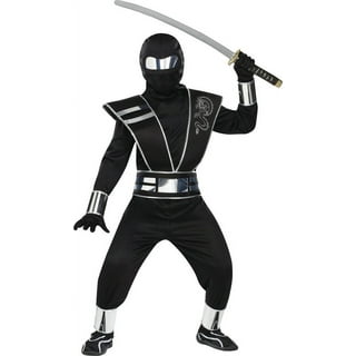 Black Ninja Costume Anime Ninja Toy Set Fighting Samurai Costume Mask  Children's Holiday Best Gift - AliExpress