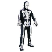 Fun World Skeleton Men's Halloween Fancy-Dress Costume for Adult, M