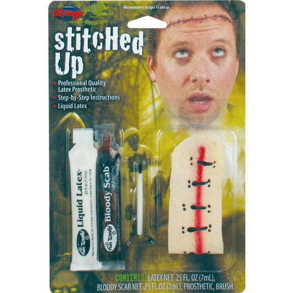 Fun World Slash Kit With Latex Prosthetic Accessory -Multi Standard