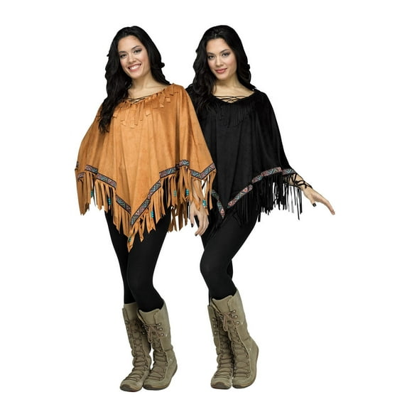 Fun World Suede-Look Poncho