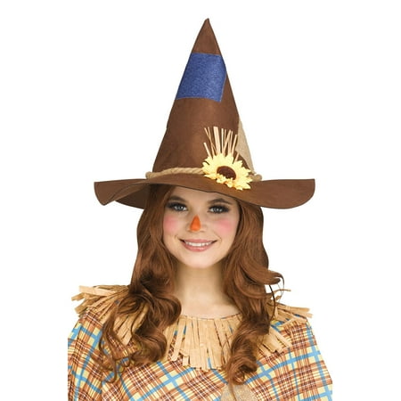 Sweet Scarecrow Brown Costume Hat